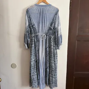 FREE PEOPLE | Oh My Mix Boho Mixed pattern embroidered Midi Dress | Small thumbnail 2