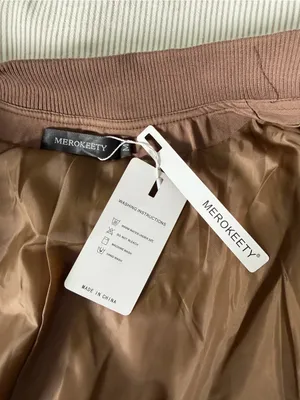 Brown Bomber Jacket thumbnail 4
