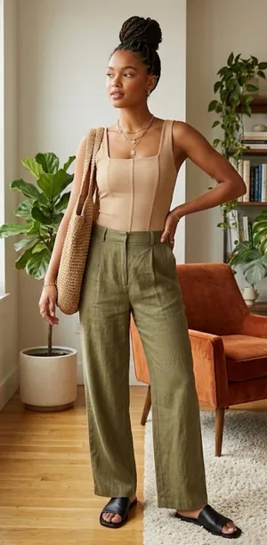 Abercrombie & Fitch Soft A&F Double-Layered Seamless Corset Bodysuit Small thumbnail 1