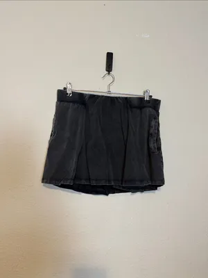 Free People FP Movement Hot Shot Skort Set In Washed black Size XL‎ thumbnail 5