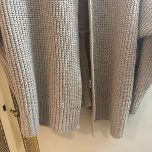 American eagle Aerie Beige Open-Front Cardigan knit sweater size large thumbnail 7