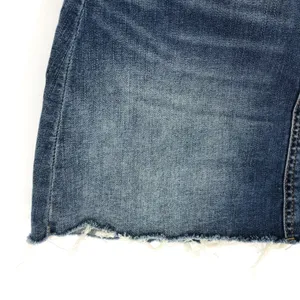 BlankNYC Faded Light Wash Denim Skirt A-Line‎ Raw Hem Mini Skirt Size 25 thumbnail 6