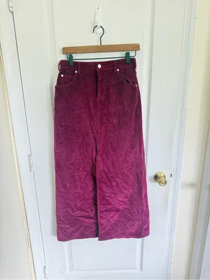 Anthropologie Pilcro The Madi Front Slit Corduroy Midi Skirt thumbnail 3