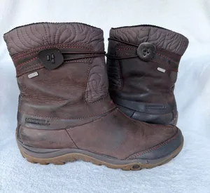 Merrell Dewbrook Select Dry Insulated Short Winter Boots Brown Women 9.5 thumbnail 1