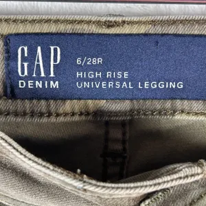 GAP Denim High Rise Universal Legging Camo Print‎ Size 6 28R thumbnail 5
