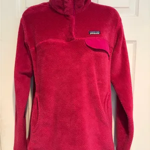 Patagonia Snap-T Fleece Pullover Womens Large Pink‎ Polartec Thermal Pro 0772 thumbnail 2
