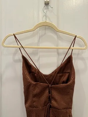 Runaway Brown Midi Dress thumbnail 6
