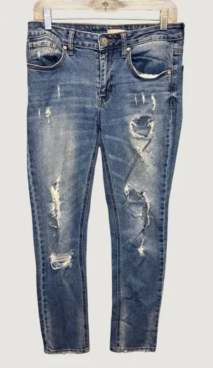 1967 | Altar'd State Distressed Skinny Medium Wash‎ Denim Jeans Blue Womens 25 thumbnail 1
