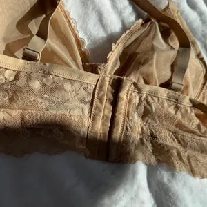 No Boundaries Lace Bralette Nude Light Support Wire Free XL NWOT thumbnail 7