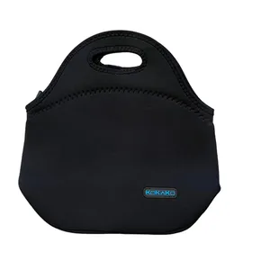 Kokako Neoprene Insulated Waterproof Zippered Top Handle Lunch Tote Bag thumbnail 2