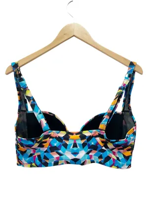 Torrid Bikini Set Size Size 1 (14/16) Multicolor Geometric Underwire High Waist thumbnail 4