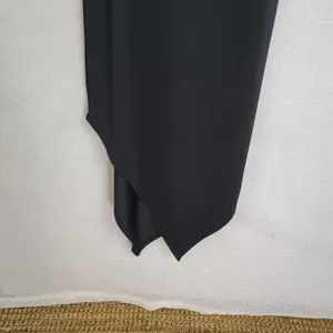Venus One Shoulder Dress Womens XS Black Midi Hi-Low Hem Stretchy Built in Bra thumbnail 2