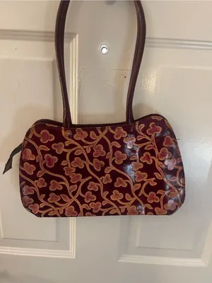 Fair Trade Style Faux Leather Shoulder Bag thumbnail 3