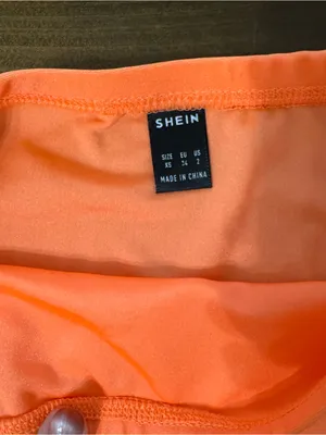 Shein two piece crop top and mini skirt set thumbnail 3