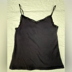 Esprit Black Lace-Trim Camisole thumbnail 4