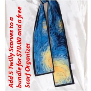 Thin Purse Scarf / Hairband / Scarf - #168 / 5 for $70 thumbnail 6