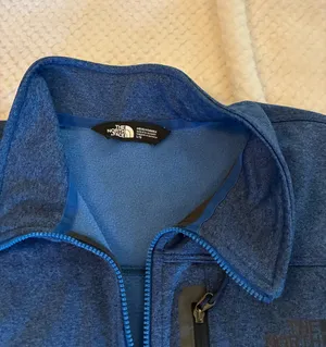 Men’s North Face Quarter-Zip Blue Pullover Size Large thumbnail 4
