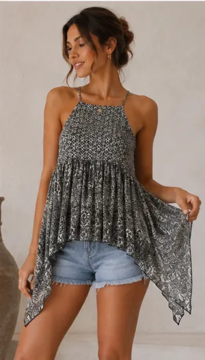 ✨ Abercrombie & Fitch Paisley Cami Top ✨ thumbnail 1