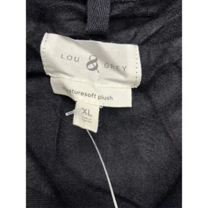 Lou & Grey Black Signaturesoft Plush Quarter Zip Pullover Sweatshirt‎ XL New thumbnail 3