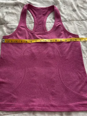 Lululemon Swiftly Tech Raceback Pink Performance Tank Top, size 4 athletic gym thumbnail 8