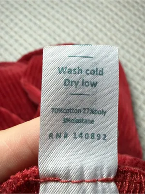 Marine Layer Montreal Soft Wale Corduroy Pants Women Size Medium Red Retro 90’s thumbnail 7