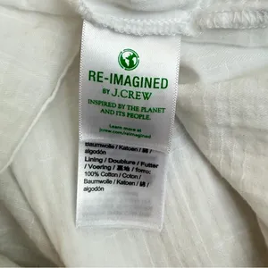 J. Crew White Strappy Tie Back Summer Beach Dress in White Size Small thumbnail 8