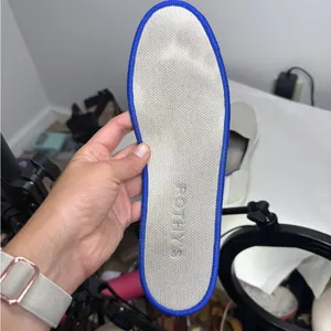Rothy’s The Original Slip-On Sneaker Off-White/ Light Gray Sz 10 thumbnail 13