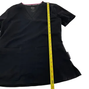 Vince Camuto Womens Black Scrub Jacket & Top Set XS Polyester/Spandex Blend thumbnail 8