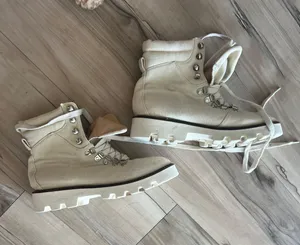 Arlene Combat Boot 6.5 Beige Tan thumbnail 9