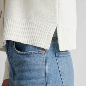 Quince 100% Organic Cotton Cropped Cardigan thumbnail 9