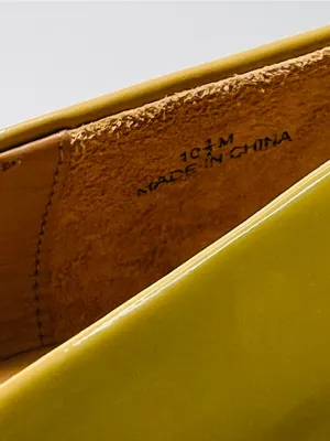 Talbots Tanish Patent Peep-Toe Flats Size 10-1/2 M with 1-1/2” Wedge Heel thumbnail 8