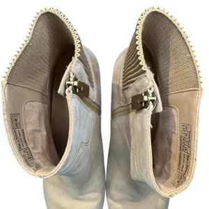 Vionic Shantelle Booties Womens Size 9.5 Beige‎ Leather Waterproof Ankle Zip thumbnail 3