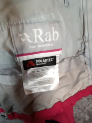 Rab Womens Polartec Neoshell Outdoors Gorpcore Ski Snowboarding Sz thumbnail 2