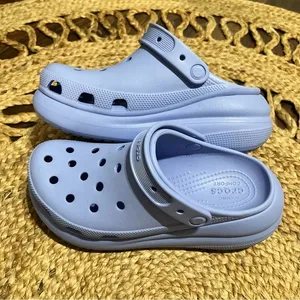 Crocs Mega Crush Platform Classic Clogs Purple Violet Womens 10 Men’s 8 Comfort thumbnail 1
