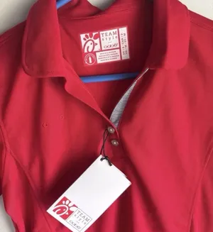 Chick fila work shirt Red Size M thumbnail 2