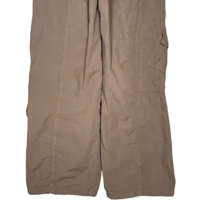 BDG Urban Outfitters S Wide Leg Y2K Baggy Cargo Pants Low Rise Pockets Khaki thumbnail 6