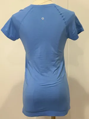 Lululemon Swiftly Tech Short-Sleeve Shirt 2.0 Hip Length Size 4 Aero Blue Yoga thumbnail 8