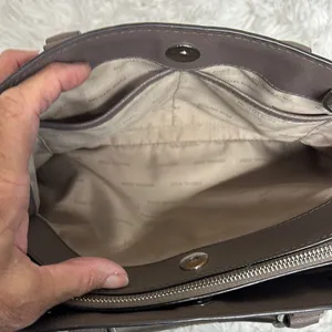 Michael Kors Brown Satchel Saffiano Leather thumbnail 9