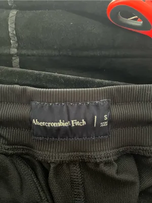 Abercrombie Black Pull On Jogger Pants Small Travel Comfy Minimalist Workout thumbnail 5