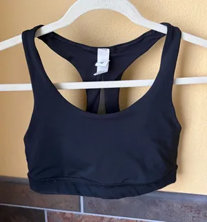 Lululemon Black Racerback Sports Bra thumbnail 1