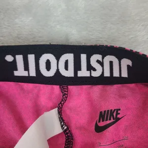 Nike Womens Pink‎ Leopard Workout Pants size Small Just Do It thumbnail 7