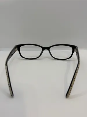 Kate Spade Eyeglasses Frames Only Alease 0X55 135 black white polkadot signature thumbnail 5