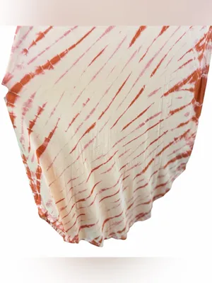 NWOT WONDERLY Orange/Amber Tie-Dye‎ Maxi Tank Dress, Large thumbnail 5