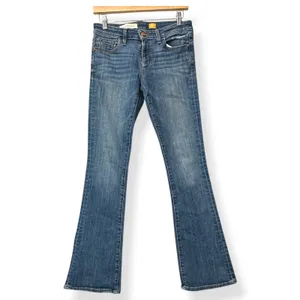 Pilcro and the Letterpress Anthropologie Womens Stet Bootcut Jeans Size 27 Mid Rise Y2K Indie Sleaze thumbnail 2