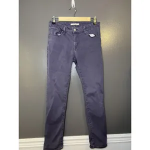 Levis Mid Rise Skinny Jeans Womens 29 Purple Medium Wash Stretch Denim thumbnail 2