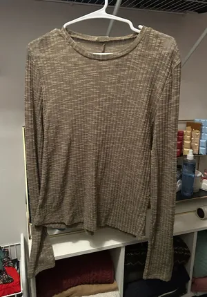 Free People Top Long Sleeve Small thumbnail 1