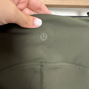 - Instill High-Rise Tight 25" Dark Olive Leggings Running Athletic thumbnail 7