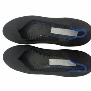 Rothy’s The Flat Black Round Toe Slip On Size 6 Knit Comfort Classic‎ Washable thumbnail 6