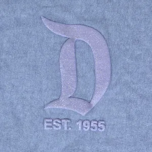 Disneyland Resort Spirit Jersey Purple Glitter Puff Print Shirt Small S thumbnail 3