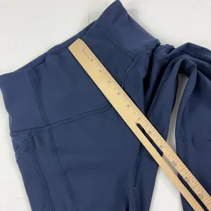 Lululemon All The Right Places Crop II Leggings Womens 2 Blue 23" LW6AMYS thumbnail 7